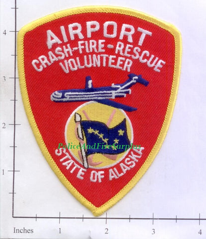 Alaska - Alaska Airport Crash Fire Rescue Volunteer Fire Dept Patch