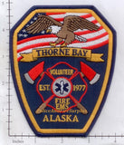 Alaska - Thorne Bay Volunteer Fire EMS Fire Dept Patch