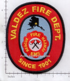 Alaska - Valdez Fire Dept Patch