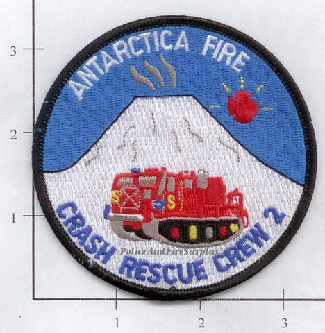 Antarctica - Crash Fire Rescue Crew 2 Fire Dept Patch