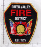 Arizona - Green Valley Fire District Patch