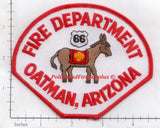 Arizona - Oatman Fire Dept Patch