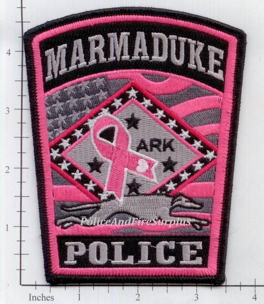 Arkansas - Marmaduke Police Patch Breast Cancer – Police And Fire Surplus
