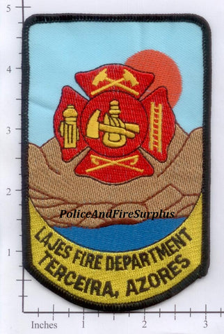 Azores - Terceira Lajes Fire Dept Patch