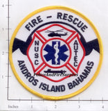Bahamas - Andros Island Fire Rescue Fire Dept Patch v2