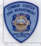 California - 29 Palms Combat Center Fire Dept Patch