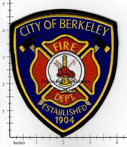 California - Berekley Fire Dept Patch
