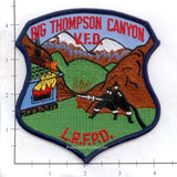 California - Big Thompson Canyon Volunteer Fire Dept Patch