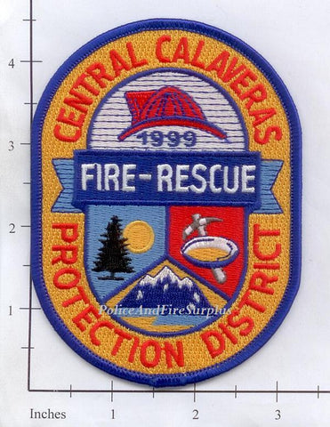 California - Central Calaveras Fire Rescue Fire Dept Patch