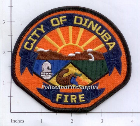 California - Dinuba Fire Dept Patch