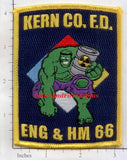 California - Kern County Engine 66 Haz Mat 66 Fire Dept Patch