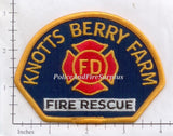 California - Knotts Berry Farm Fire Rescue Patch