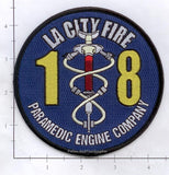 California - Los Angeles City Paramedic Engine 18 Fire Dept Patch