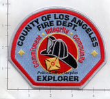 California - Los Angeles County Explorer Fire Dept Patch