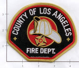 California - Los Angeles County Fire Dept Patch Black Background
