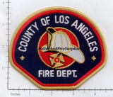 California - Los Angeles County Fire Dept Patch Blue Background
