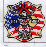 California - Los Angeles County Haz Mat 105 Fire Dept Patch v2
