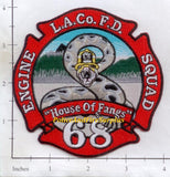 California - Los Angeles County Station  68 Fire Dept Patch