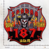 California - Los Angeles County Station 187 Fire Dept Patch