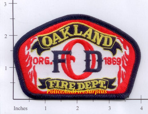California - Oakland Fire Dept Patch
