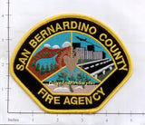 California - San Bernardino County Fire Agency Patch