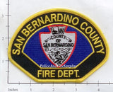 California - San Bernardino County Fire Dept Patch