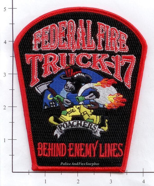 California - San Diego Federal Fire Truck 17 Fire Dept Patch – Police ...