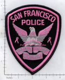 California - San Francisco Police Patch Breast Cancer