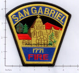 California - San Gabriel Fire Dept Patch