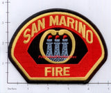 California - San Marino Fire Dept Patch