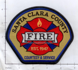 California - Santa Clara County Fire Dept Patch