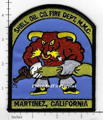 California - Shell Oil Company Fire Dept Patch