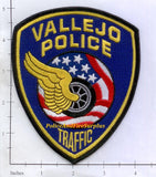 California - Vallejo Traffic Police Dept Patch