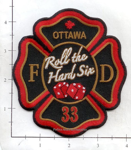 Canada - Ottawa Ontario Station 33 Fire Dept Patch
