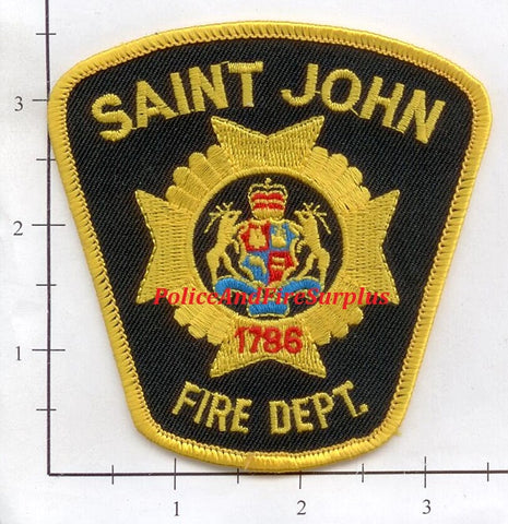 Canada - Saint John Fire Dept Patch
