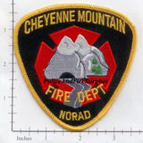 Colorado - Cheyenne Mountain Fire Dept Patch NORAD v3