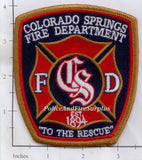 Colorado - Colorado Springs Fire Dept Patch v1
