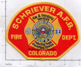 Colorado - Schriever Air Force Base Fire Dept Patch v2