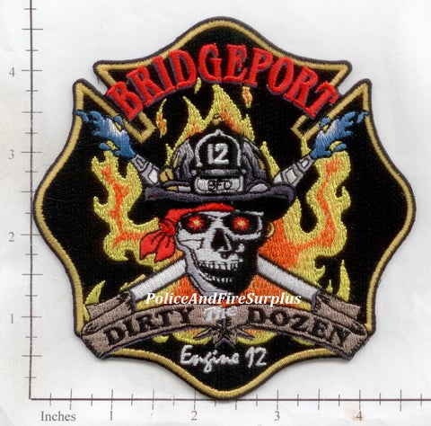 Connecticut - Bridgeport Engine 12 Fire Dept Patch