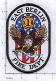 Connecticut - East Berlin Rescue 1 Fire Dept Patch