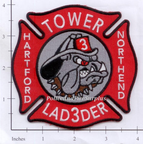 Connecticut - Hartford Ladder  3 Fire Dept Patch