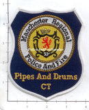 Connecticut - Manchester Regional Police And Fire Pipes And Drums Patch