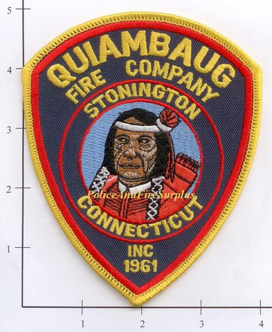 Connecticut - Quiambaug Fire Company Patch