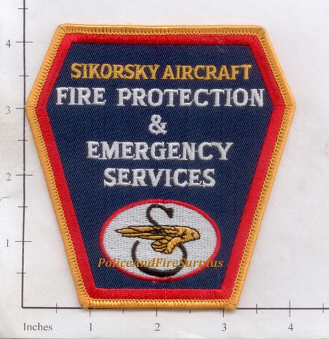 Connecticut - Sikorsky Aircraft Fire And Protection Services Patch