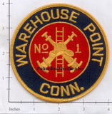 Connecticut - Warehouse Point No 1 Fire Dept Patch