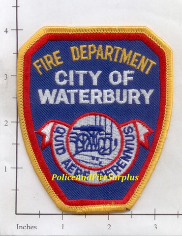 Connecticut - Waterbury Fire Dept Patch