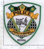 Connecticut - Waterbury Police Pipes And Drums Patch