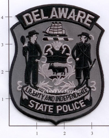 Delaware - Delaware State Police Dept Patch subdued