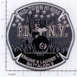 New York City Engine   8 Ladder 2 Battalion 8 Fire Patch v11