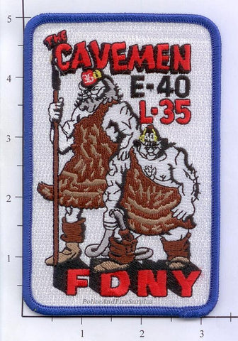 New York City Engine  40 Ladder 35 Fire Patch v8 Cavemen